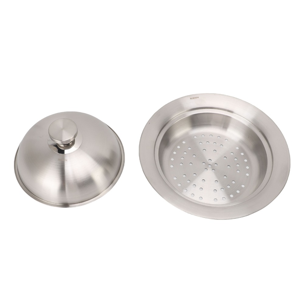 Baby Food Steamer - ถาดนึ่งสแตนเลส 304 อเนกประสงค์ ป้องกันสนิม พร้อมฝาปิด ถาดนึ่งรูปทรงจานบิน