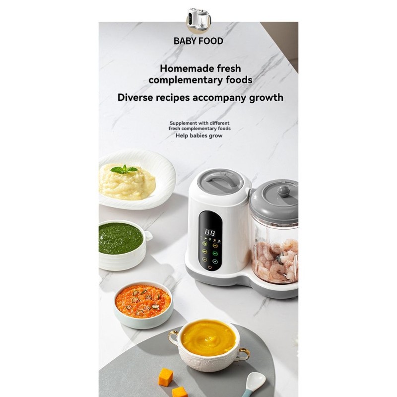 Baby Food Steamer - 【NEW A39M】 เครื่องทำอาหารเด็กอัตโนมัติ-เครื่องปั่นอเนกประสงค์-สำหรับทารก สำหรับปลั๊กไฟ UK UK