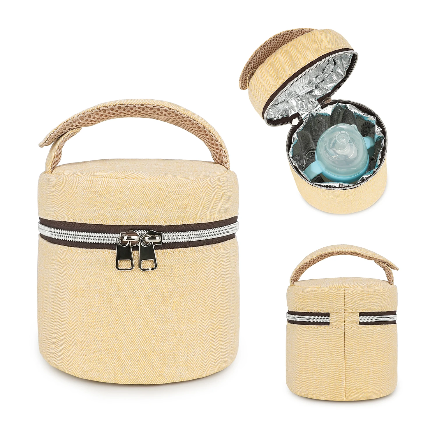 Baby Food Zip Lock Bag - กระเป๋าใส่ขวดนมกันน้ำ รักษาอุณหภูมิคงที่ สำหรับเครื่องปั๊มนม กาต้มน้ำ กระเป๋าเก็บขวดนมสำหรับแม่และเด็ก พกพาสะดวก