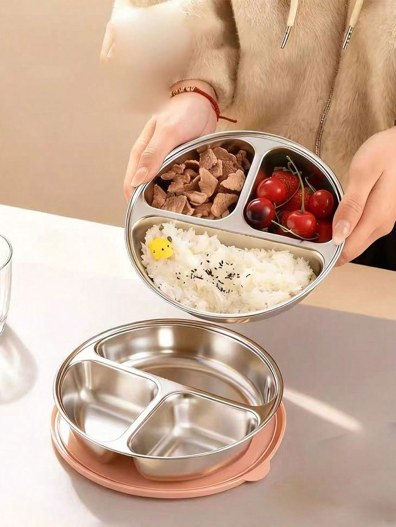 ถาดนึ่งอาหารเด็ก 3 ช่อง, กระทะ - Baby Food Steamer บทวิจารณ์และราคา