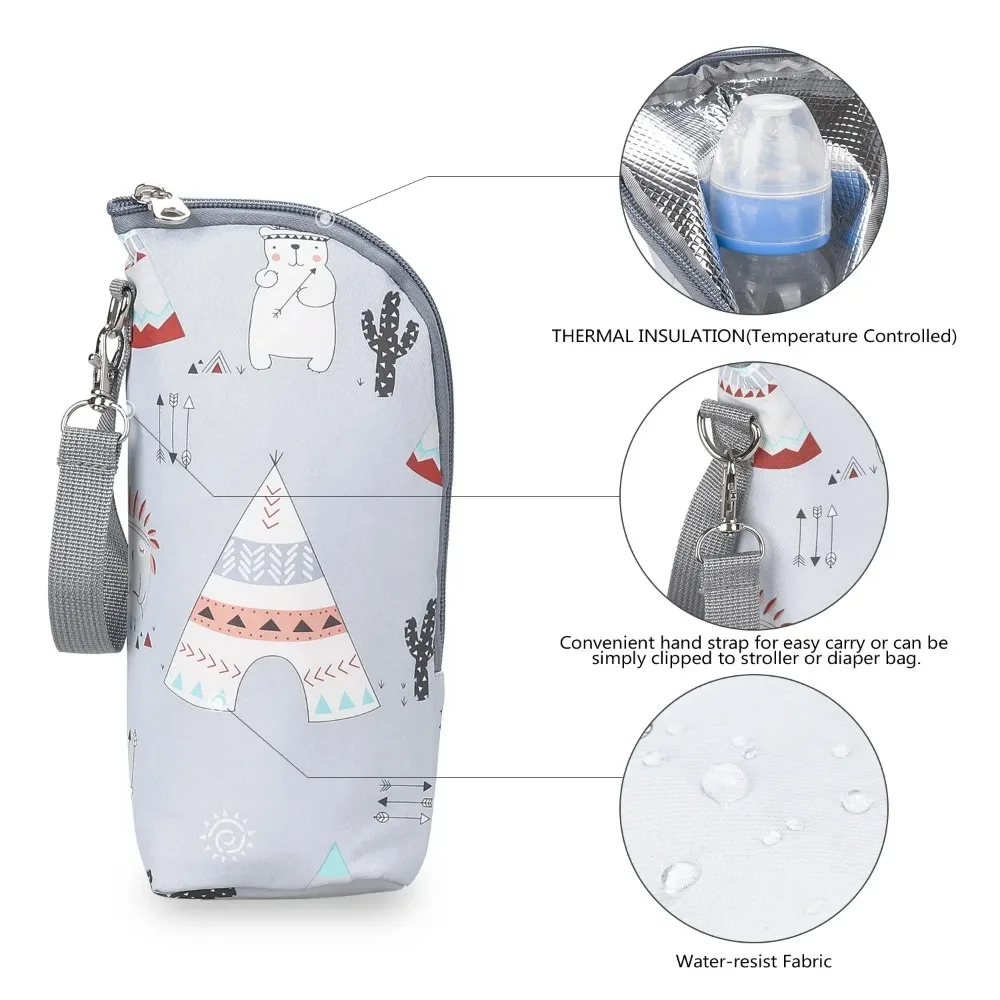 กระเป๋าอุ่นขวดนมแบบพกพา สำหรับ - Baby Food Zip Lock Bag บทวิจารณ์และราคา
