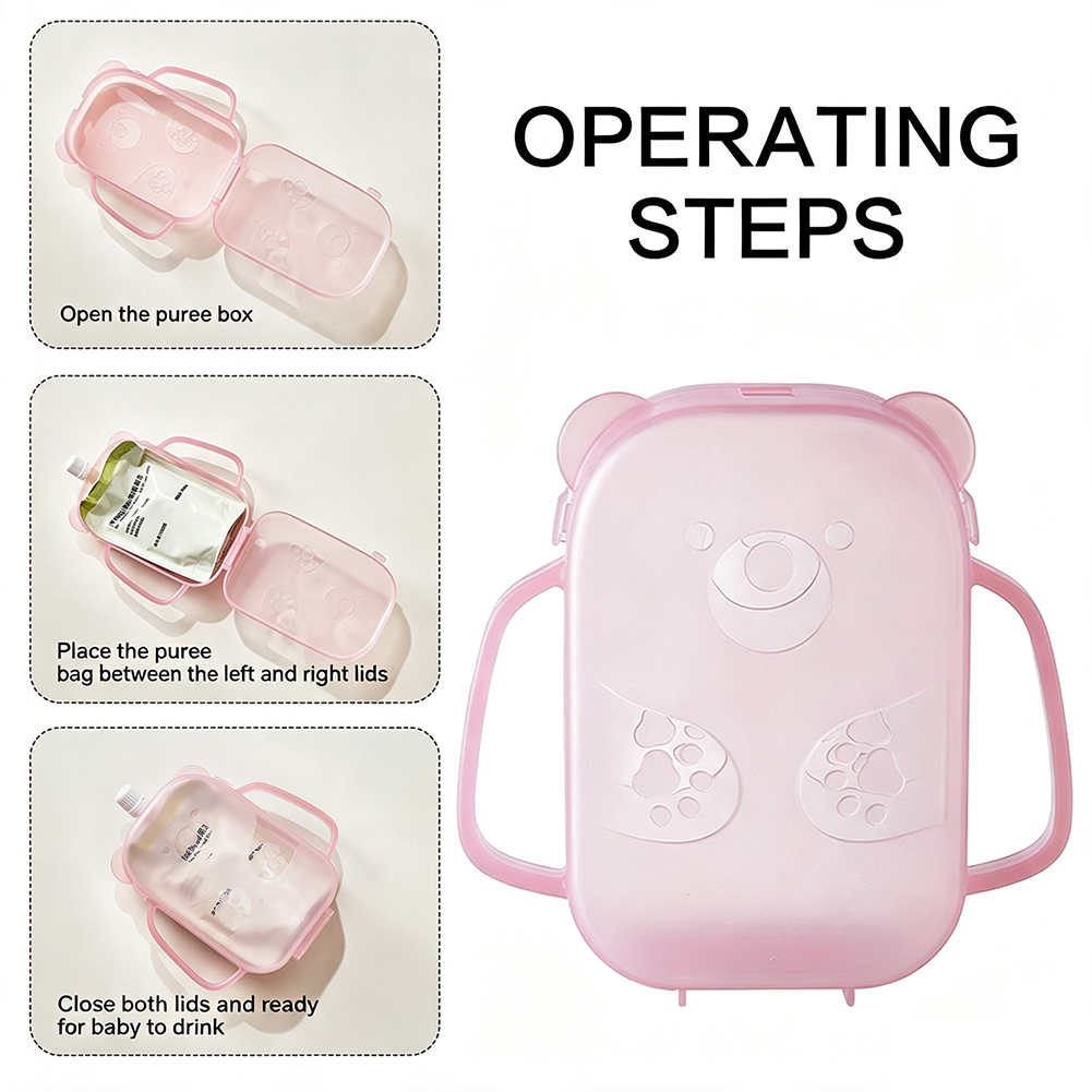 บีบหลักฐานผู้ถือกระเป๋าถุงอาหา - Baby Food Category บทวิจารณ์และราคา