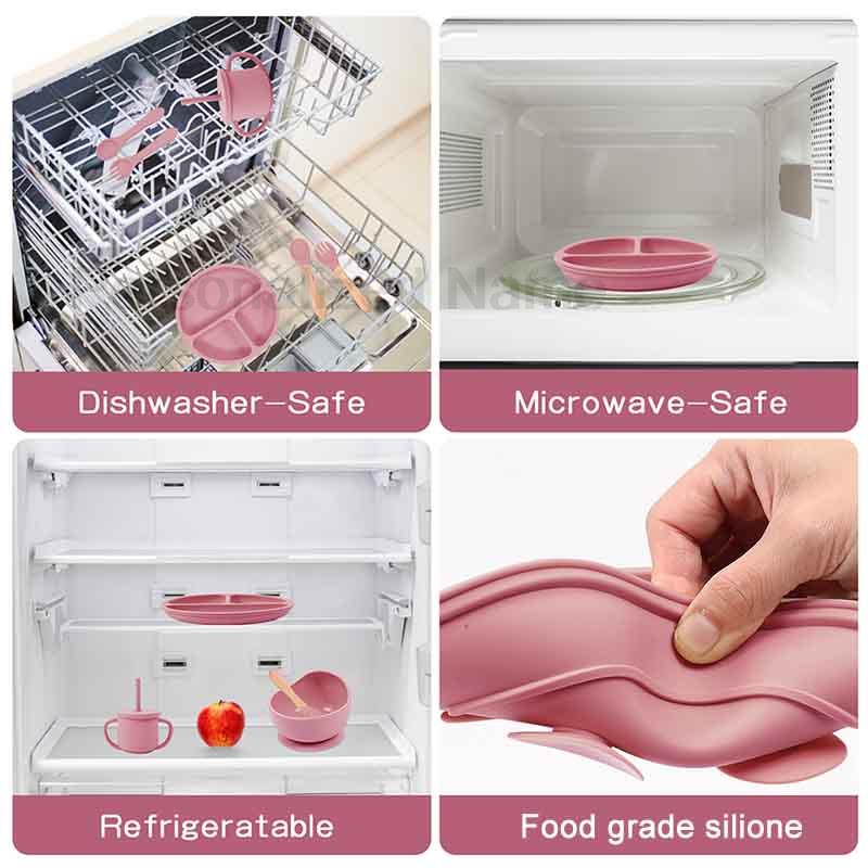ชุดจานชามซิลิโคนสำหรับเด็กชุดถ - Baby Food Chopper บทวิจารณ์และราคา