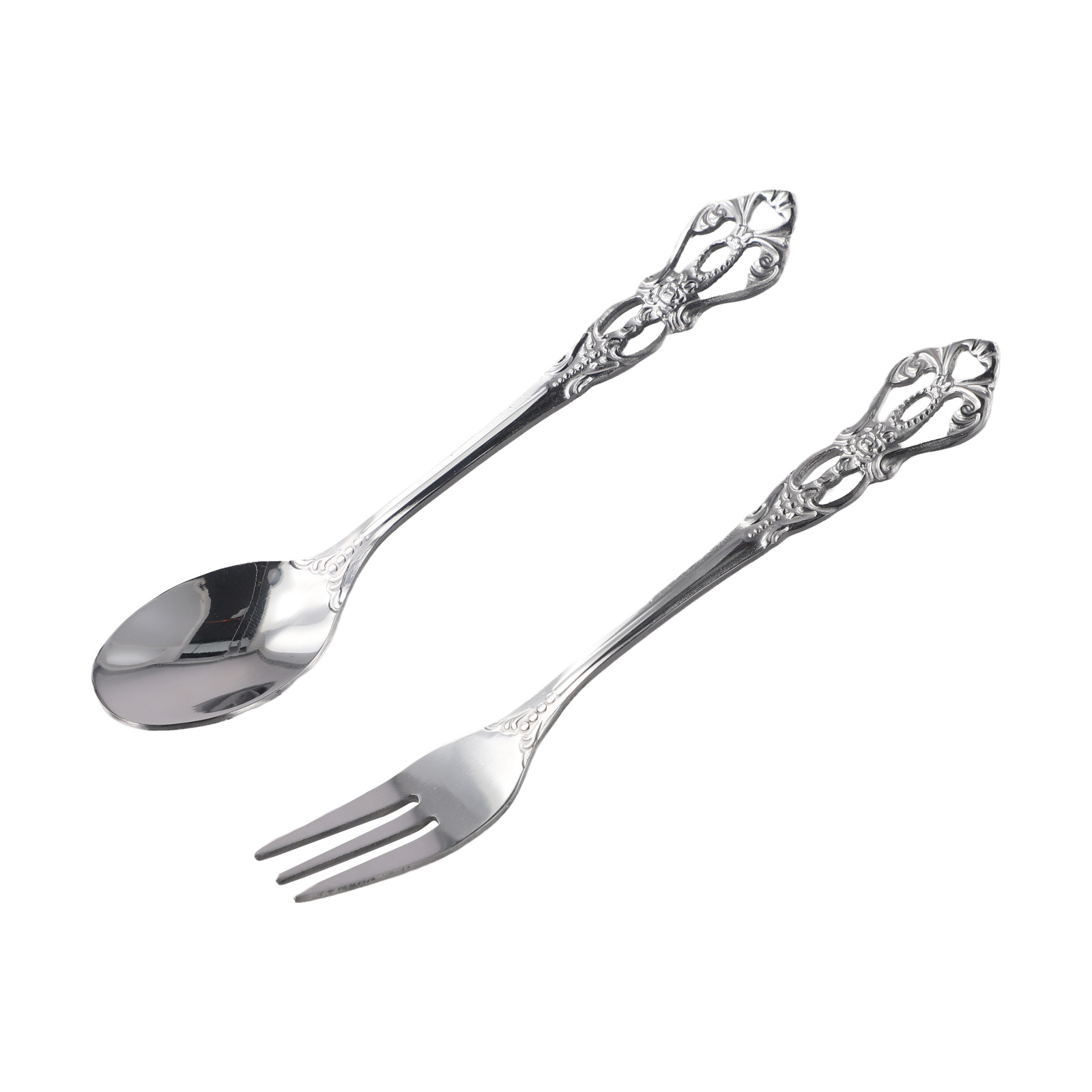 ชุดช้อนส้อมทองเหลืองวินเทจ 1 ค - Weaning Spoon Set บทวิจารณ์และราคา