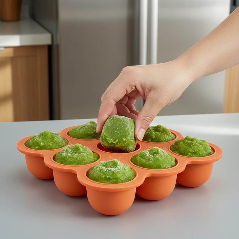 ภาชนะซิลิโคนสำหรับอาหารเด็ก 9  - Baby Food Category บทวิจารณ์และราคา