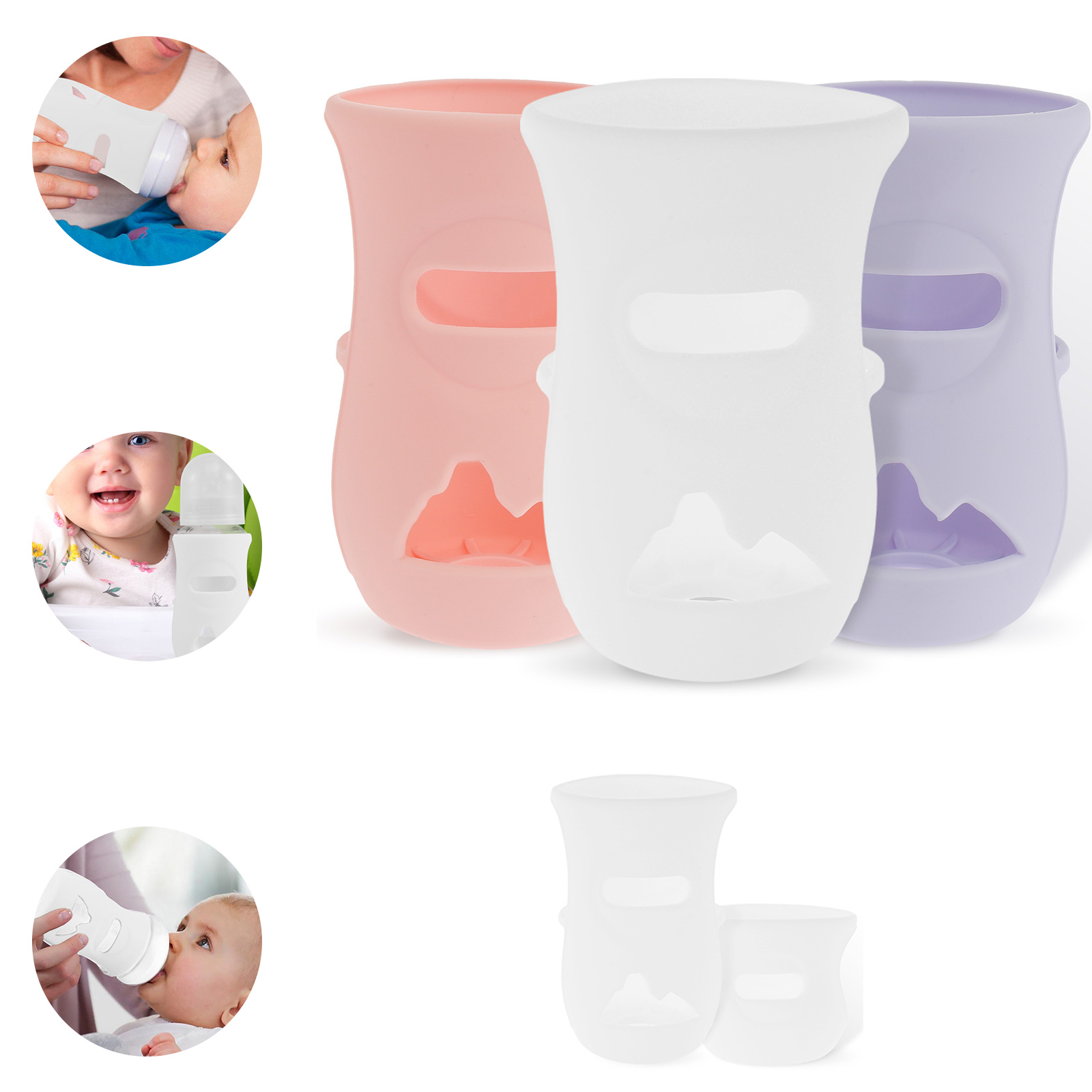 แขนซิลิโคนซิลิโคนเด็กขวดแก้วฉน - Baby Food Zip Lock Bag บทวิจารณ์และราคา