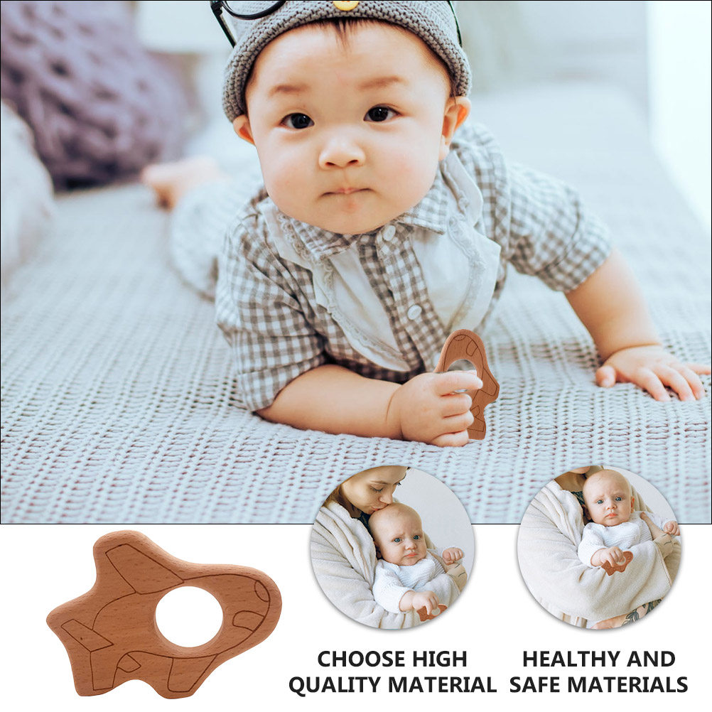 ยางกัดรูปทรงเครื่องบิน 2 ชิ้น  - Baby Food Product บทวิจารณ์และราคา
