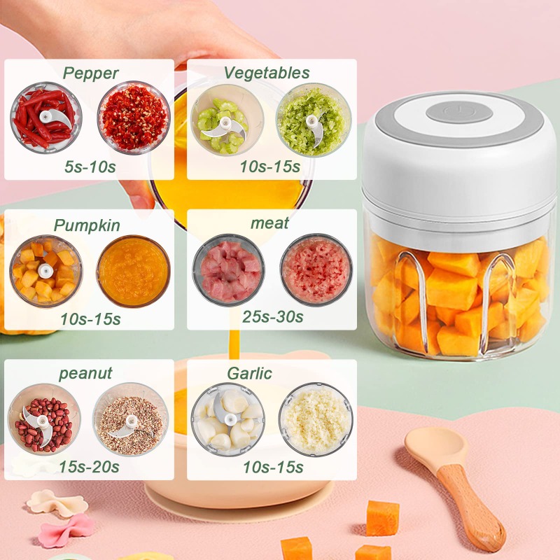เครื่องบดกระเทียมไฟฟ้า 250 มล. - Baby Food Mill บทวิจารณ์และราคา