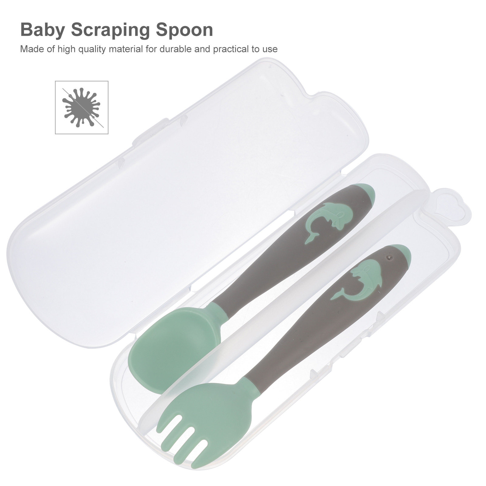 ชุดช้อนส้อมสำหรับเด็ก 1 ชุด ด้ - Weaning Spoon Set บทวิจารณ์และราคา