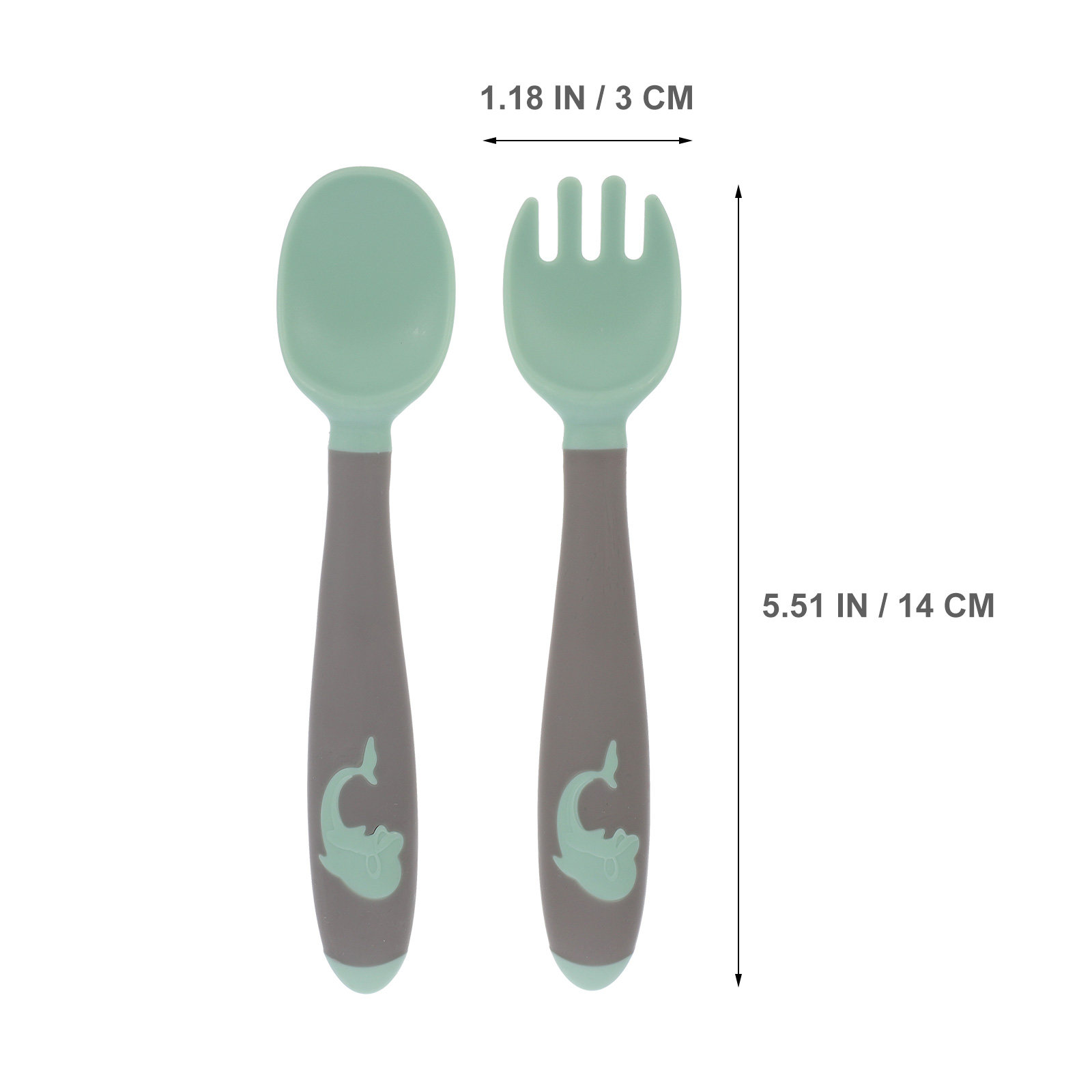 ชุดช้อนส้อมสำหรับเด็ก 1 ชุด ด้ - Weaning Spoon Set บทวิจารณ์และราคา