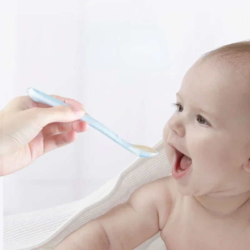 ช้อนเด็กซิลิโคนอ่อนนุ่มเด็กวัย - Weaning Spoon Set บทวิจารณ์และราคา
