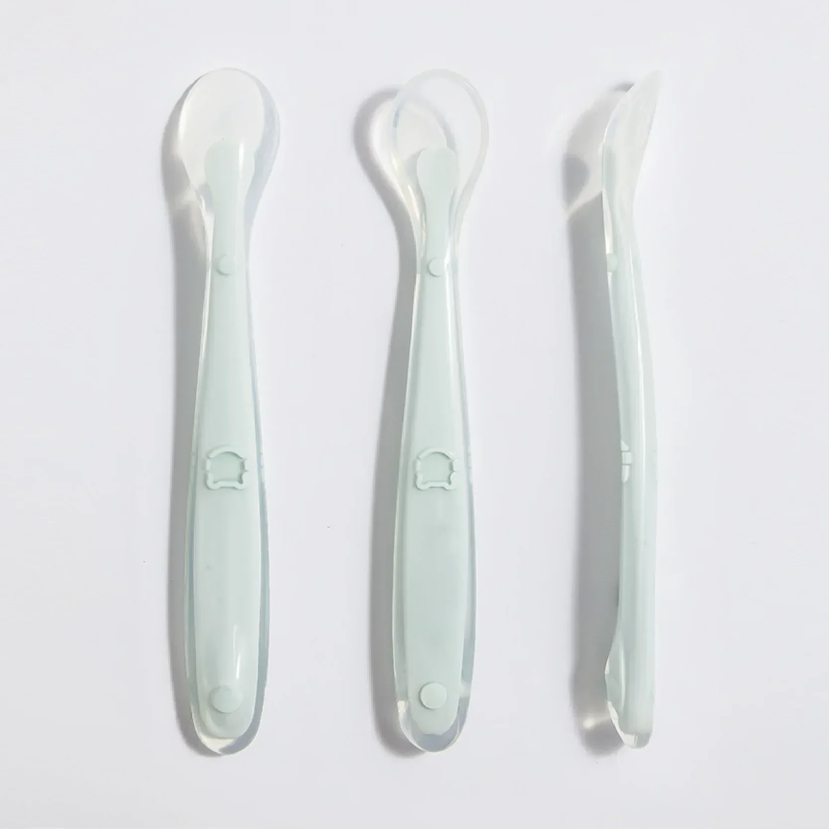 ช้อนเด็กซิลิโคนอ่อนนุ่มเด็กวัย - Weaning Spoon Set บทวิจารณ์และราคา