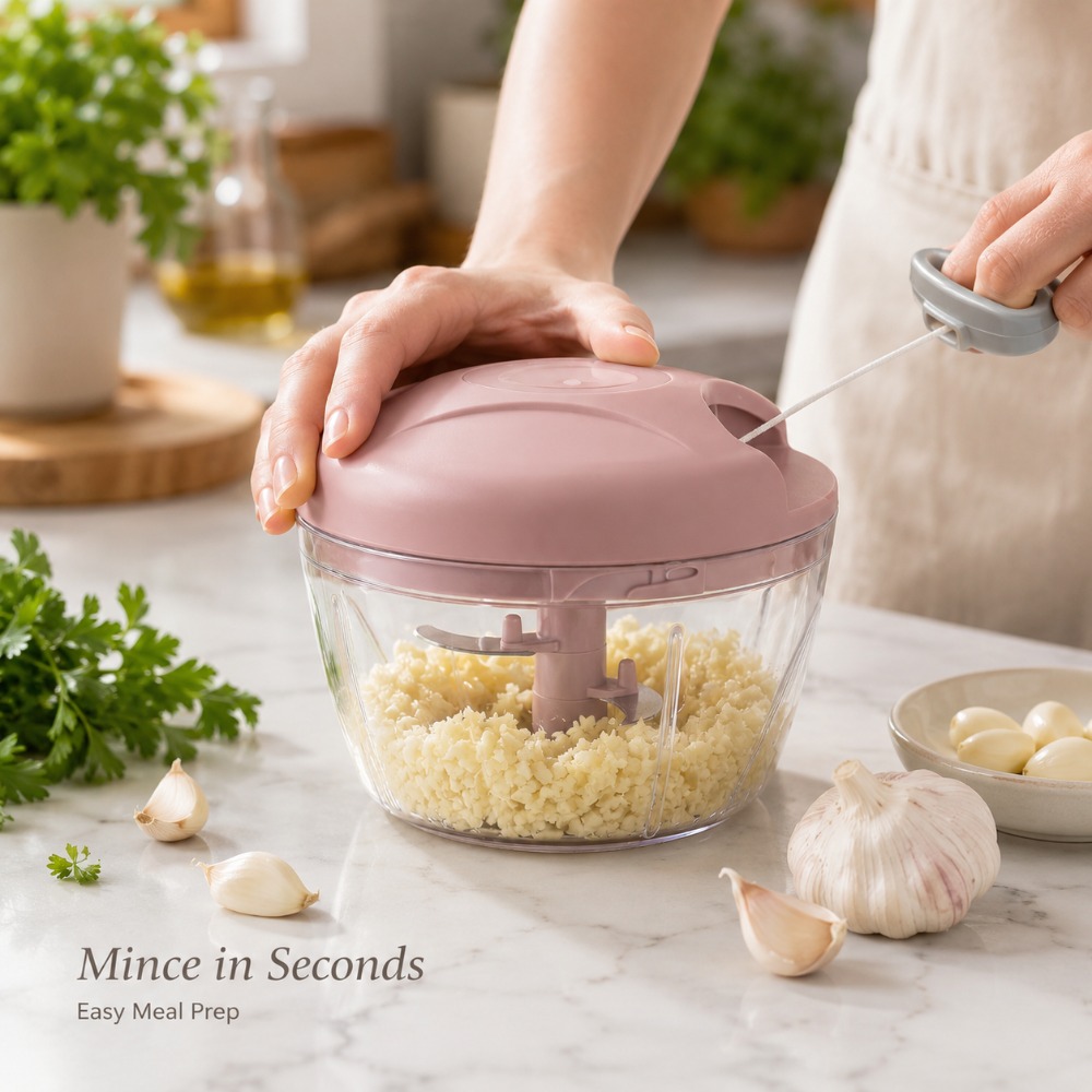 เครื่องบดกระเทียมแบบดึงเชือกด้ - Baby Food Chopper บทวิจารณ์และราคา