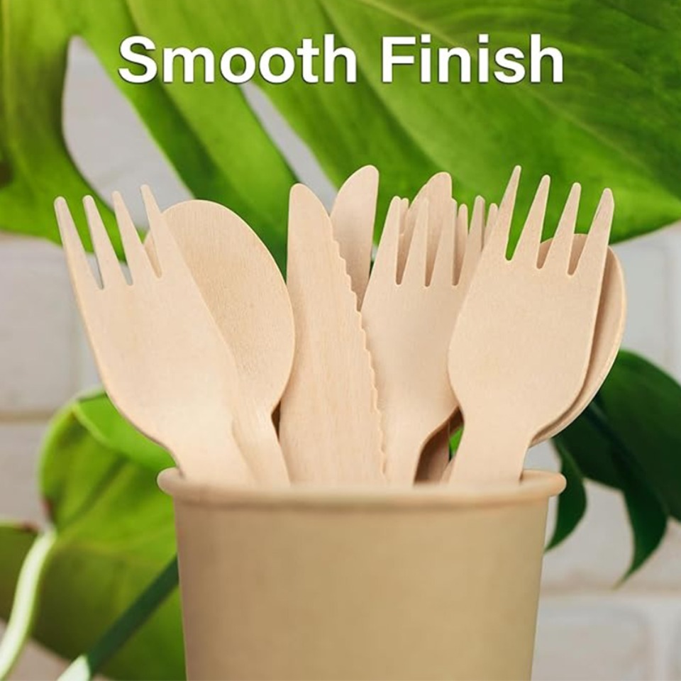 ชุดช้อนส้อมไม้แบบใช้แล้วทิ้ง 5 - Weaning Spoon Set บทวิจารณ์และราคา