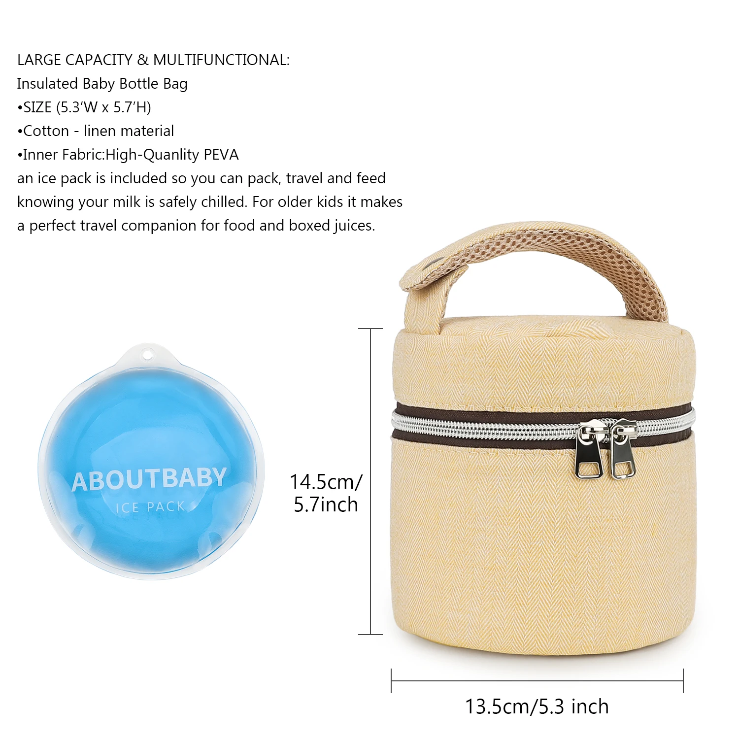 กระเป๋าใส่ขวดนมกันน้ำ รักษาอุณ - Baby Food Zip Lock Bag บทวิจารณ์และราคา