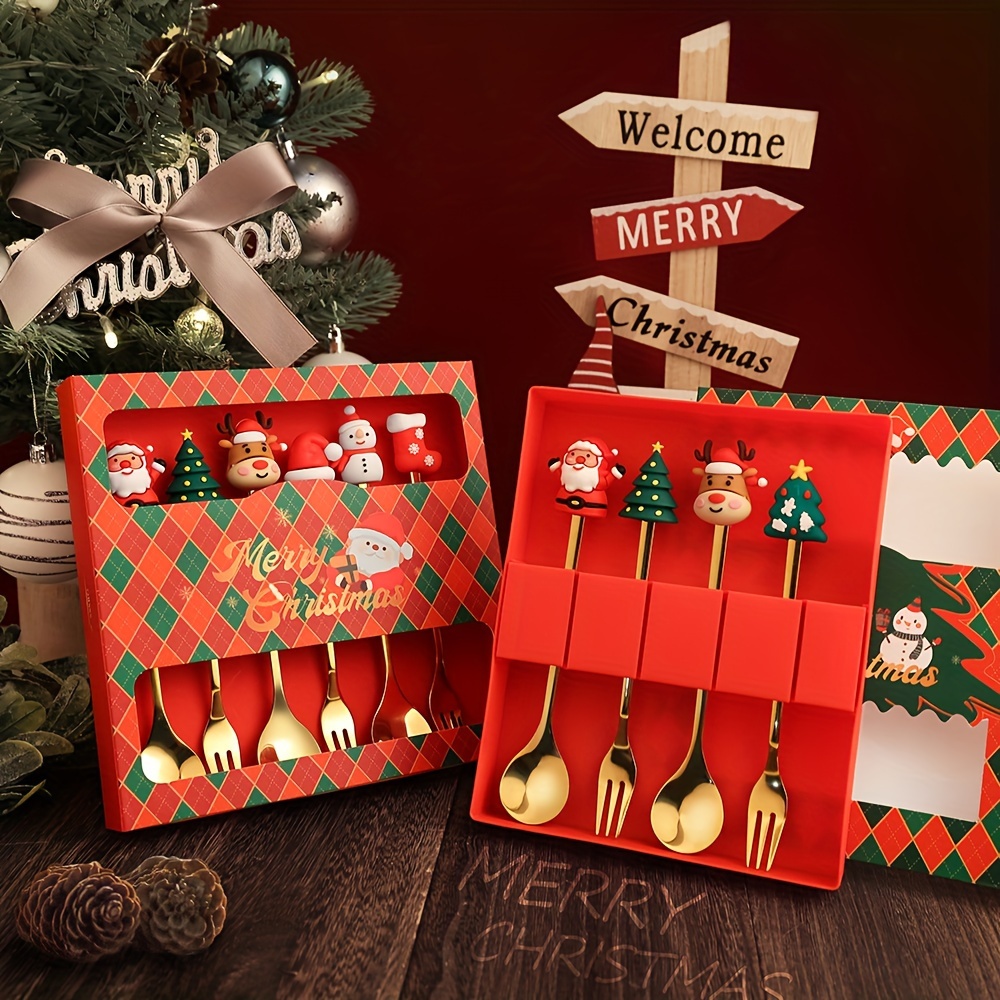 ชุดช้อนส้อมคริสต์มาสสุดสร้างสร - Weaning Spoon Set บทวิจารณ์และราคา